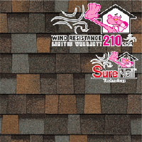 Ламинированная битумная кровля TRUDEFINITION™ DURATION ® AR DESIGNER COLORS COLLECTION<
